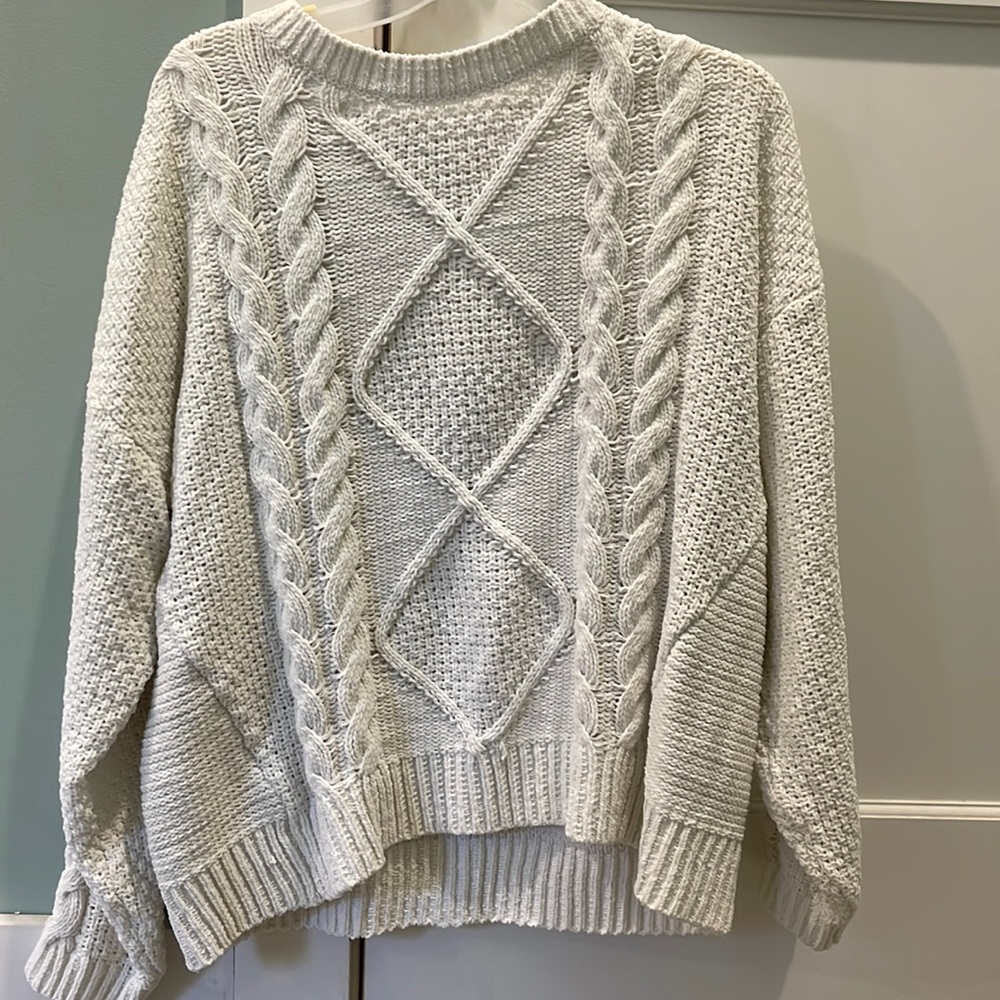 White sweater!